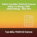 Cách Tạo Mẫu Thiết Kế Canva Kiếm Tự Động 1.200 USD/Tháng – Bản Pro